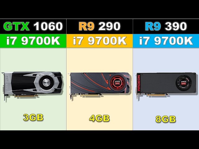 GTX 1060 vs R9 290 vs R9 390 Newest Games Benchmarks 2019