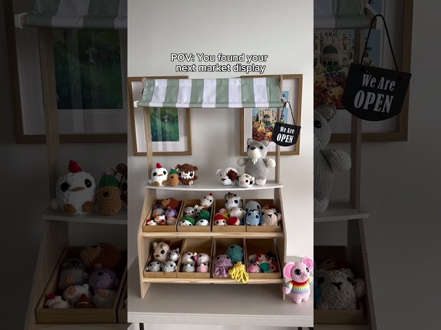 Best crochet market display EVER π«Ά