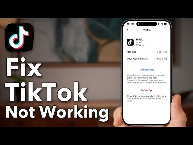 How To Fix TikTok Not Opening Or Not Working On iPhone