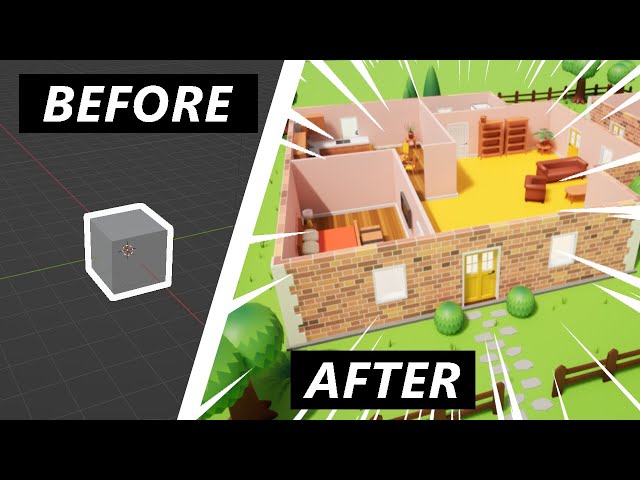 How to make Game Models (For Beginners) from Start to Finish (blender)