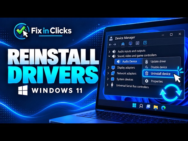 How to Uninstall and Reinstall a Driver in Windows 11