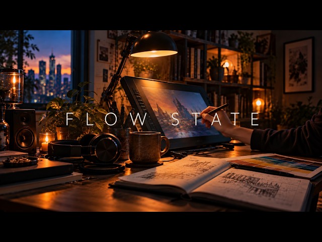 THE QUIET HOURS | 2 Hour Late Night Pomodoro (25/5) | Deep Focus Music, No Lyrics
