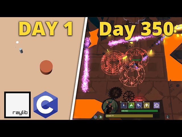 Creating a game in C and Raylib in 1 year - Making of Sidestep Legends