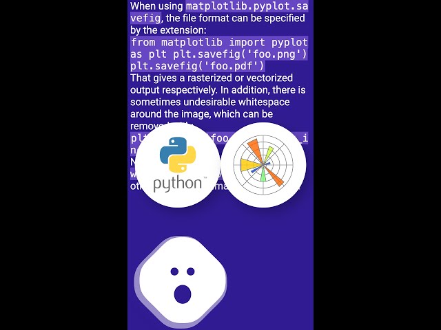 Save plot to image file instead of displaying it using Matplotlib #shorts