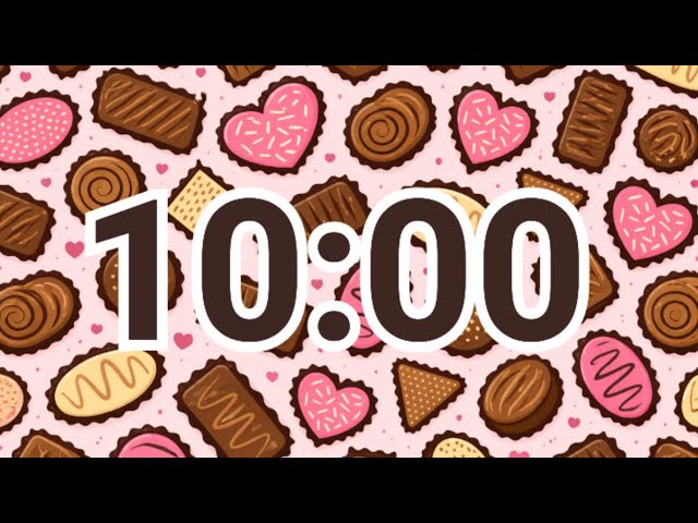 10-Minute Valentine Chocolate Timer | Sweet & Calm Focus 