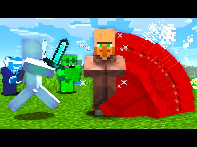 Minecraft, But Mobs DUPLICATE When Hit...