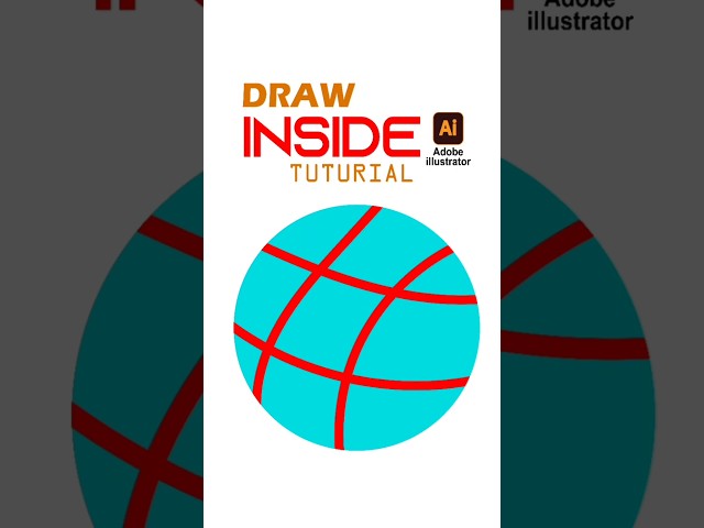 Draw Inside Tool Hack in Adobe Illustrator 🔥 | Illustrator Tips & Tricks