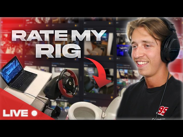 Rate My Rig! - Reacting to Viewers Sim Racing Setups! - !simlab !holy !discord