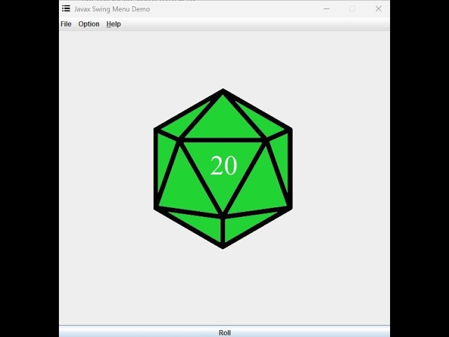 Java Swing Menu Functionality