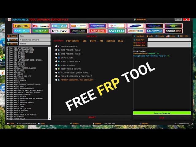 AdaniChell Tool V3.4: All Android Screen Lock & Pattern Repair Tool (Free Setup)