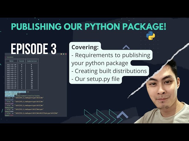 Build w/ Python 3: (how to) build & publish our Python Package!