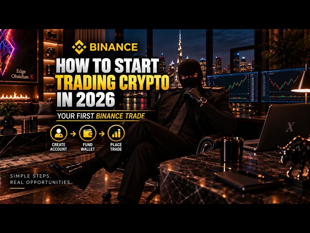HOW TO START TRADING CRYPTO IN 2026 — Your First Binance Trade