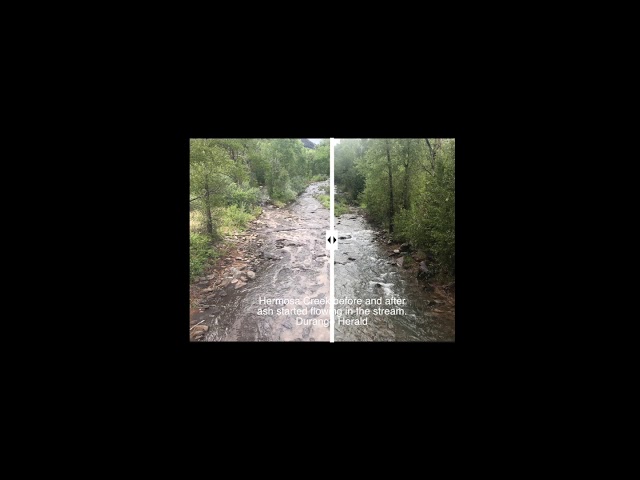 Before and after Hermosa Creek