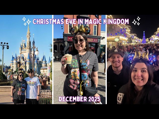 Christmas Eve 2025 at Magic Kingdom! Xmas Parade, Fireworks & Ride Overlays with Regular Park Ticket