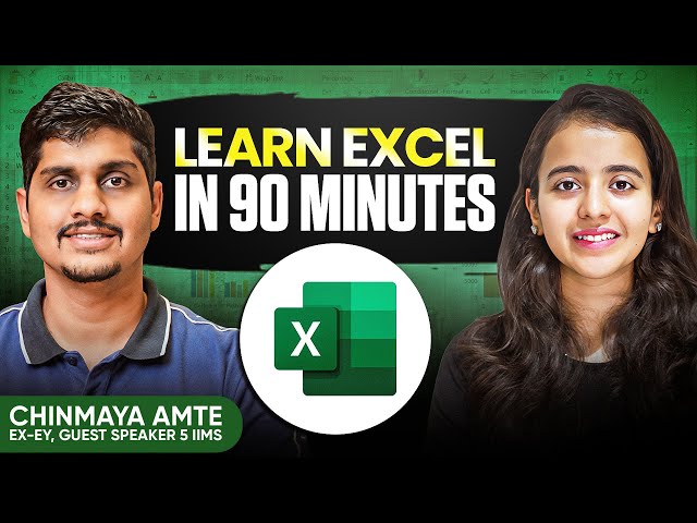 FREE Excel Masterclass | How to Use AI in Excel | Hands-On Ft. Chinmaya Amte