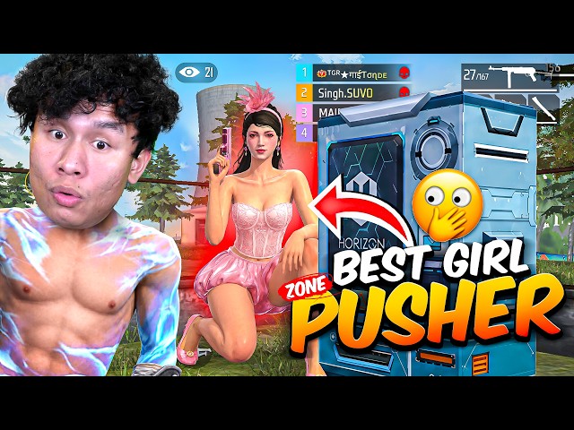 Girl Best Zone Pusher of Free Fire 😮 Tonde Gamer