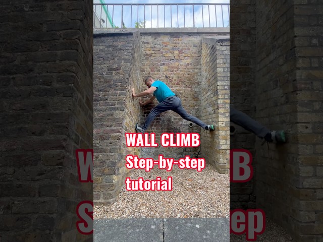 ⁠How to Climb Between Two Walls | Parkour & Calisthenics Tutorial⁠ #parkour #freerunninglife