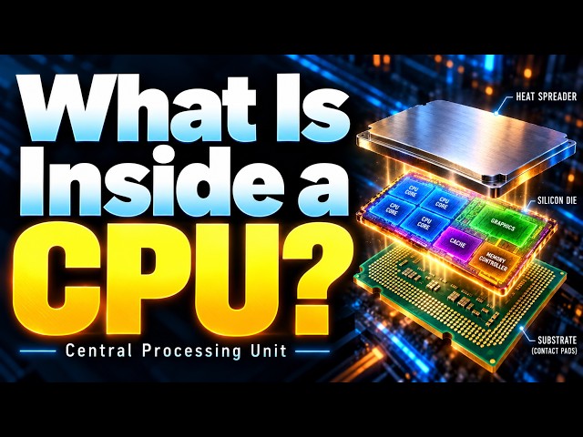What is inside a CPU (Central Processing Unit)?