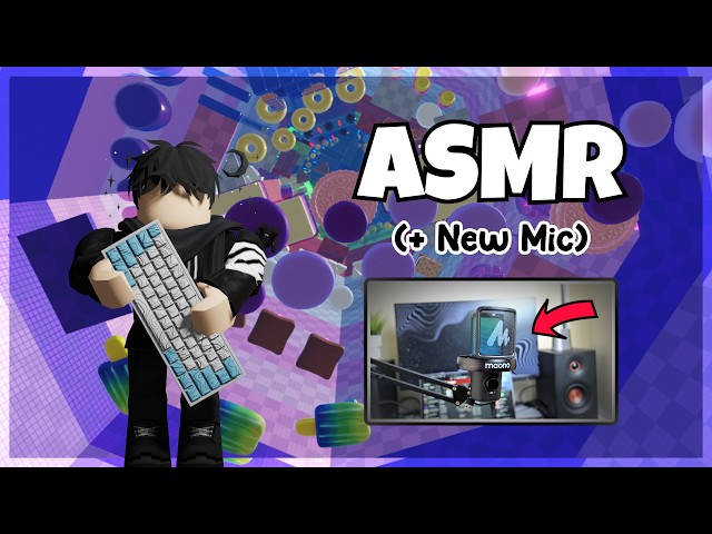 (NEW MIC) Needoh Tower W/ Keyboard ASMR Handcam!