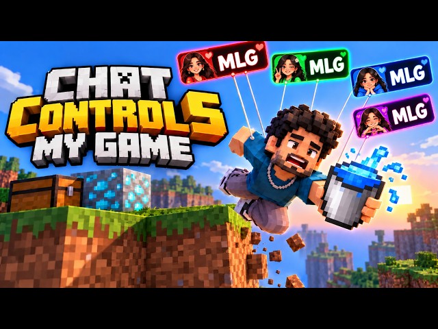 Minecraft, But CHAT Controls EVERYTHING 😭
