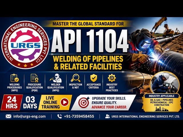 Master API 1104 | Pipeline Welding Training