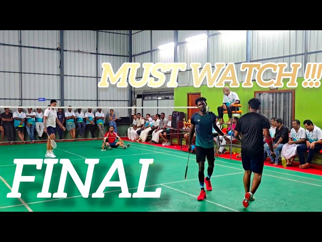JOSHUAL/SOORAJ VS FAZIM/VISHNU__FINAL:ALL KERALA BADMINTON TOURNAMENT AT NORTH PARAVOOR 2026#bwf 