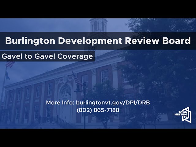 Burlington Development Review Board - 9/15/2026