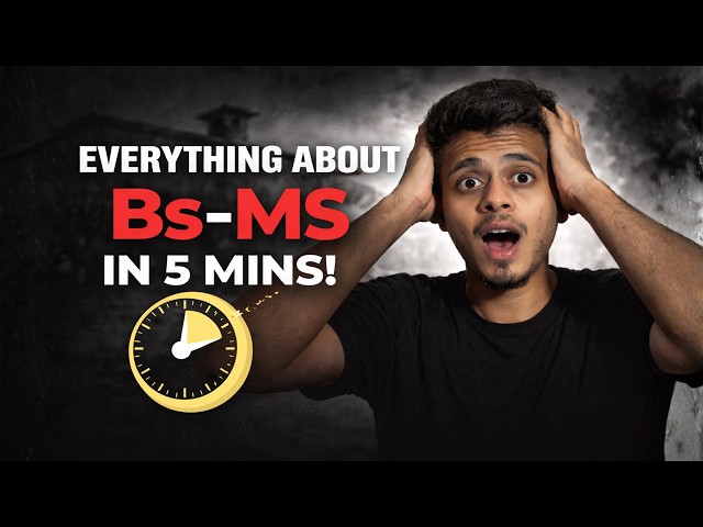 Every Course of IISER Explained! 📚 | B.S-MS Degree, Specializations & Career Opportunities