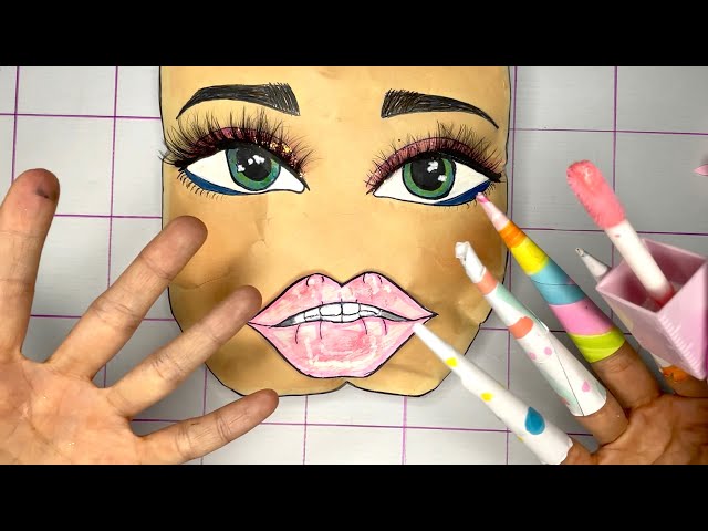 [ paper diy ] Roblox Blind Bag 🧚🏻‍♀️ How to Make Roblox Skincare Baddies Makeup, tutorial ASMR