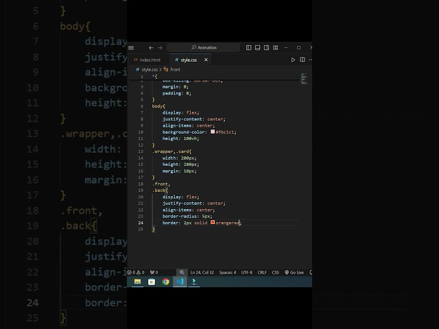 CSS Flip Card | HTML CSS #html #css3