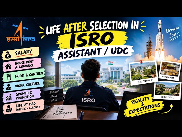 Life After selection in isro as an assistant/UDC || Salary || life style|| #isro  ❤️