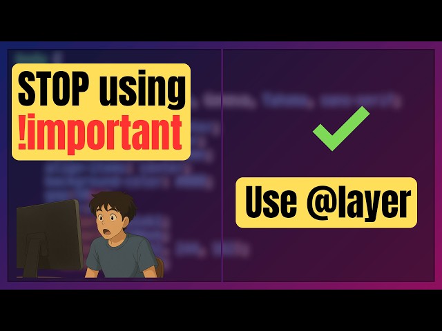 Stop Using !important in CSS. Better Alternatives Explained.