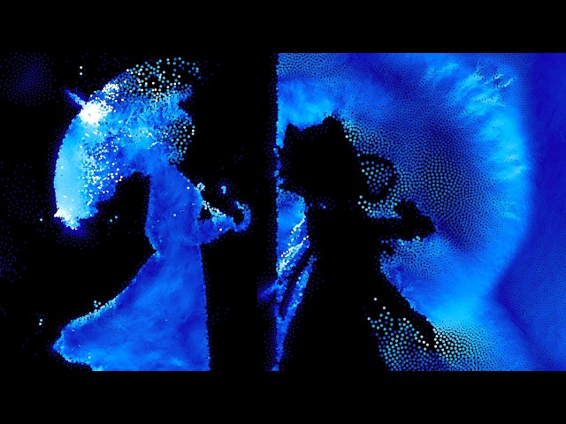 Bad Apple!! but it's a fluid simulation