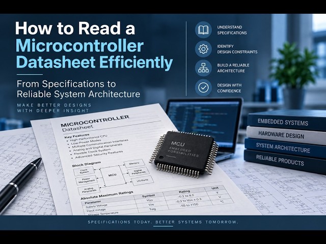 How to Read a Microcontroller Datasheet Efficiently: From Specifications to Reliable System