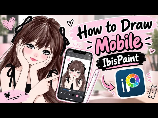 How to Draw a Mobile 📱 | Easy Mobile Drawing Tutorial in ibisPaint