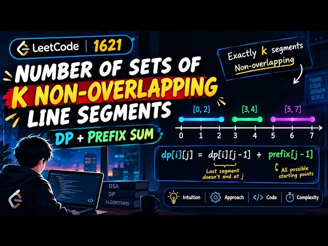 Daily LeetCode Problem 1621: DP + Prefix Sum Trick for Non-Overlapping Segments | 16/09/26