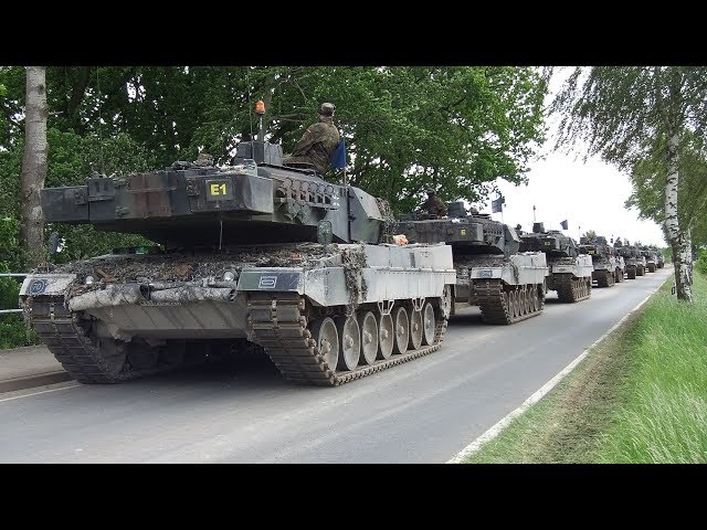 Bundeswehr Manöver Heidesturm 2017 Panzer voran! Allerübergang Jeversen Leopard Marder Boxer