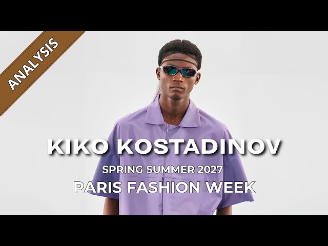 Kiko Kostadinov Men's Spring Summer 2027 Fashion Show Analysis | Paris Fashion Week