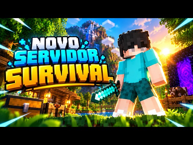 NOVO SERVIDOR SURVIVAL JAVA E BEDROCK | 1.21+ | ECONOMIA, HOMES, TPA, RTP e muito mais...