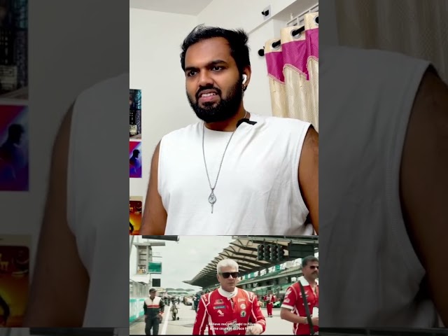 F1 ft. AK 🔥#akracing #ajithkumar #suriya #anirudh #nayanthara #karthiksubbaraj #dhanush #cmvijay