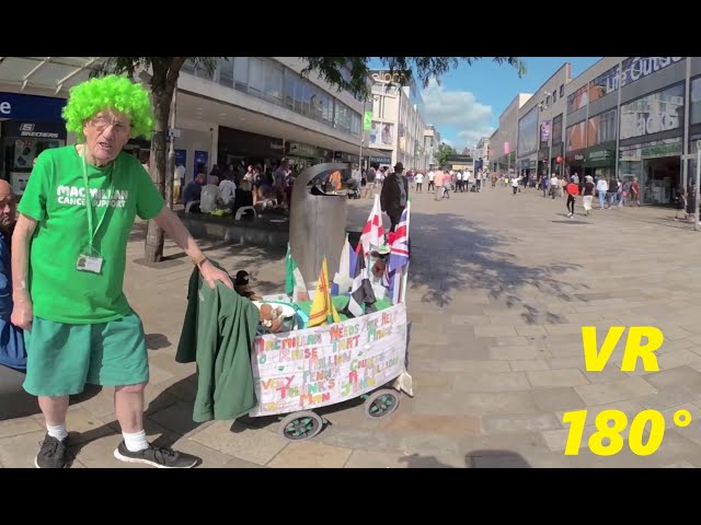 VR180° 'Mad man with a pram'  - The Sheffield legend, John Burkhill