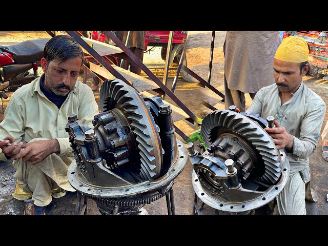 Restoration Of UD Truck Differential Gear Gerari Setting Information Pinion| Repairing Process
