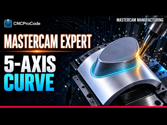 Mastercam Advanced Machining: 5-Axis Curve Toolpath | Multi-Axis Contour Machining