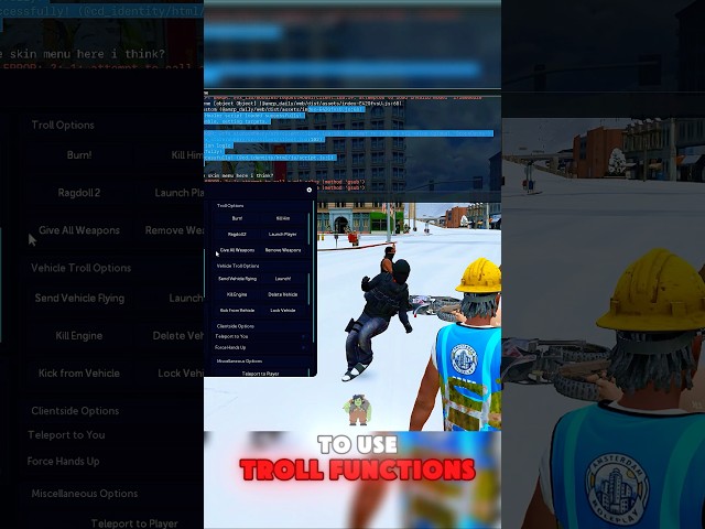 These Troll Functions Are Working On Many FiveM Servers #fivem #fivemrp