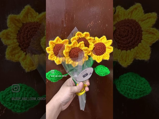 Sunflower 🌻 theory #shorts #crochet #viralvideo