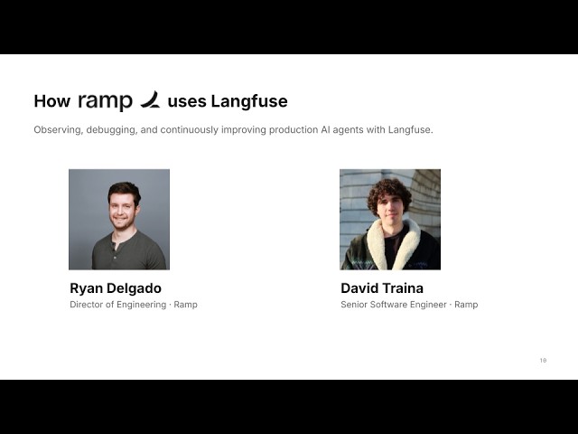 How Ramp uses Langfuse: Observing, debugging, and continuously improving production AI agents