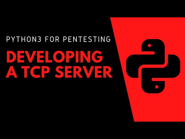 Python3 For Pentesting - Developing A TCP Server & Understanding Sockets