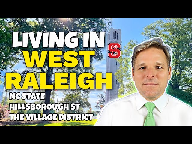 Tour of WEST RALEIGH North Carolina