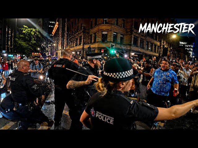Chaos Erupts in Manchester after England's World Cup Heartbreak