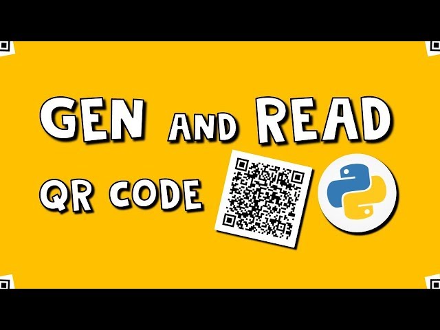 Generate and Read QR Code with Python